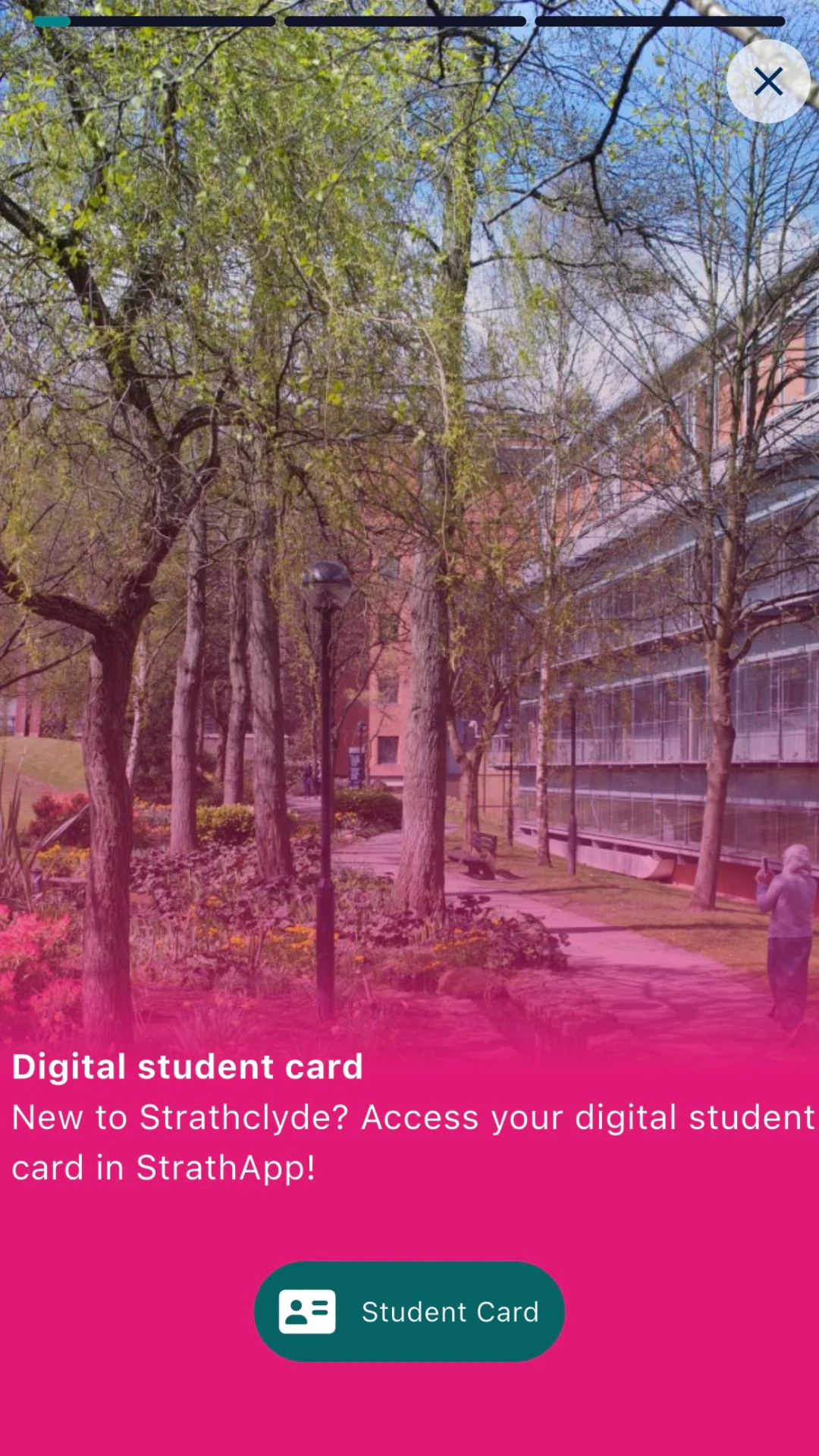 University of Strathclyde screenshot
